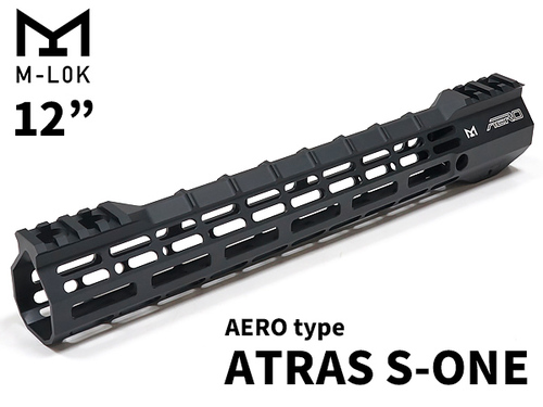 AERO Precisionタイプ AR15 ATLAS S-ONE M-Lok Handguard 12インチ