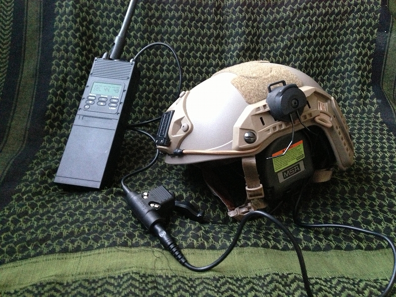 無線装備　PRC-148 & Sordin　ARCレイルアダプタ
