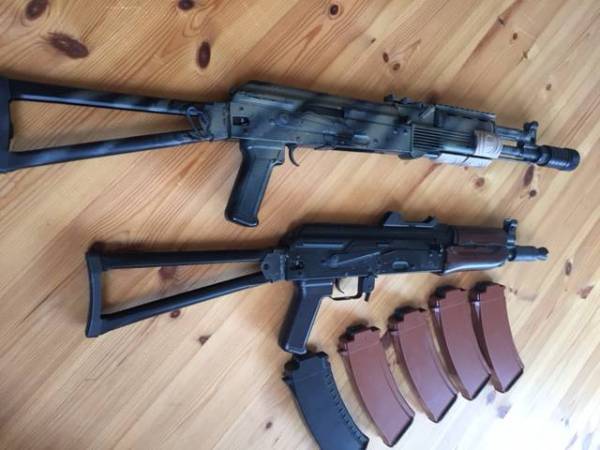 AKS74U・AK102・MP9処分中！