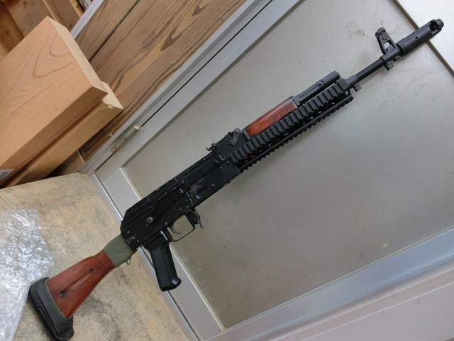 次世代AK用ultimakレイル加工と次世代AKS74N用ウッドハンドガードの製作！