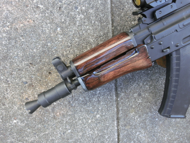 SYSTEMA M4　トレポン用ウッドグリップの製作と次世代AKS74N用ウッドハンドガードの製作！