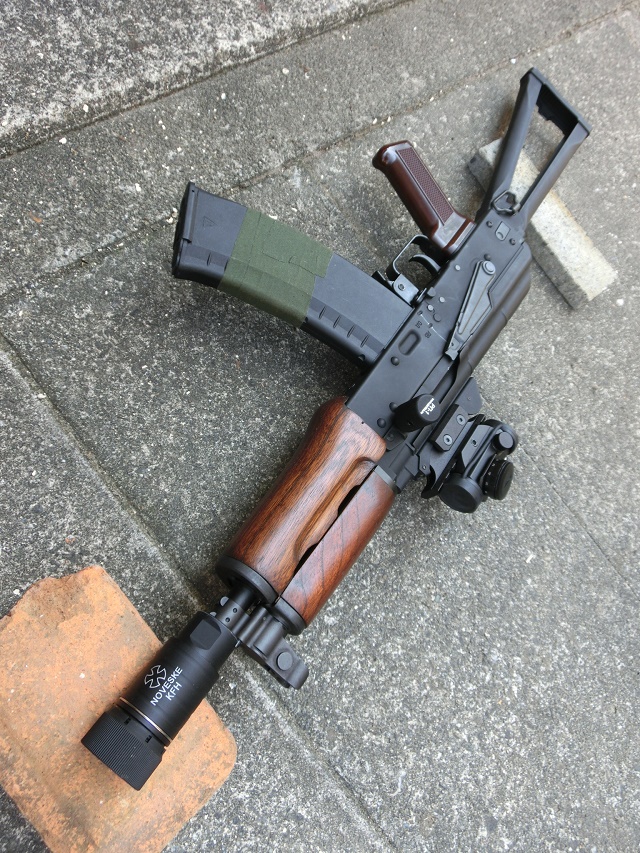 KSC AKS74Uハンドガードの完成と、AK74M GBBの製作！