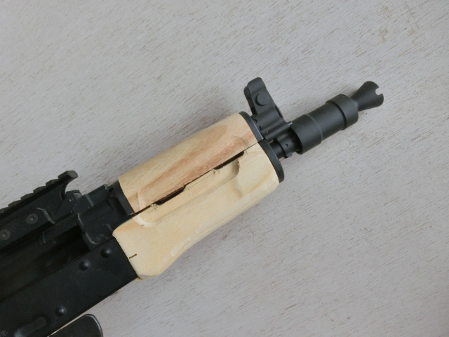 KSC AKS74U用ウッドハンドガードの製作とグリップの製作！