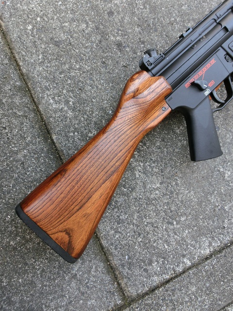 マルイ　MP5用ウッドストックの完成とスタンダードAK用ウッドストックの製作！