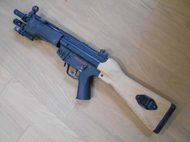 東京マルイ　MP5用ウッドストックの製作！