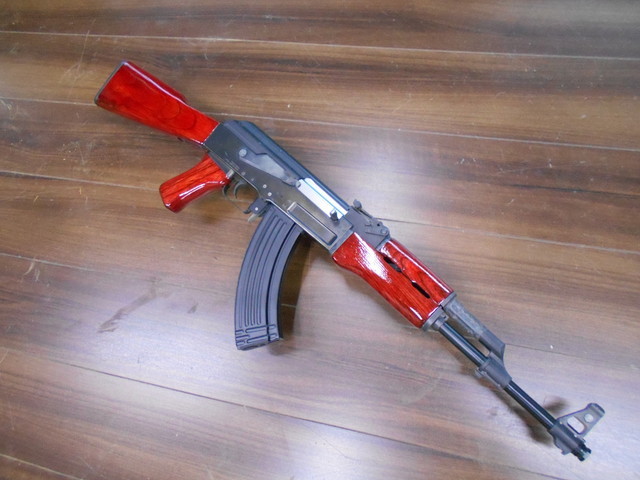 次世代AKS74U用ウッドハンドガード製作！