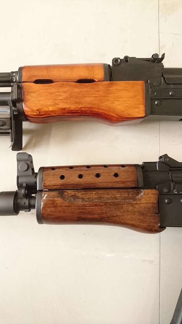 次世代AKシリーズ用ウッドグリップの製作、荒加工完了！