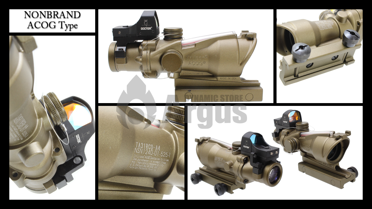 ACOG TA31タイプ スコープ&オープンダットサイト