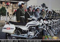中国警察官の旧型北京市公安局勤务腕章