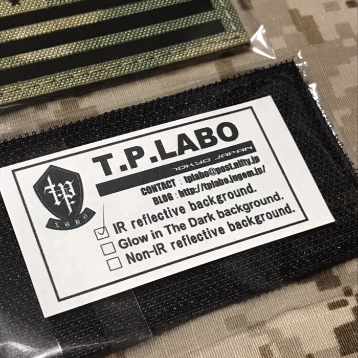 T.P.LABO製 マルチカム 星条旗 IR USAフラッグパッチのご紹介　