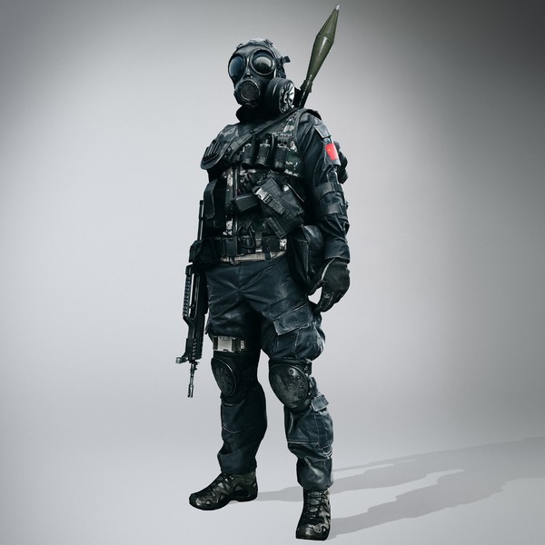 ゲームに登場するガスマスク装備（S10系）