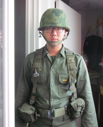私の1980年代の韓国軍再現写真
