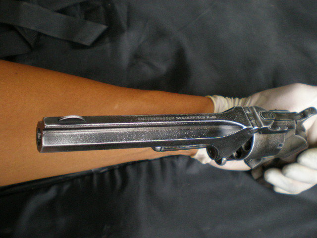 マルシン　坂本竜馬の銃　ＳＷ　ＭＯＤＥＬ２　ＡＲＭＹ　ビンテージ　バトルダメージ　ウェザリング　塗装　郵便物保護銃
