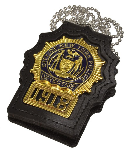 NYPD（ニューヨーク市警察）DETECTIVE（刑事）のレプリカバッジ