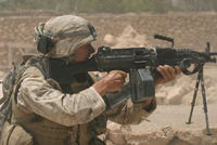 実銃M249ミニミを見て