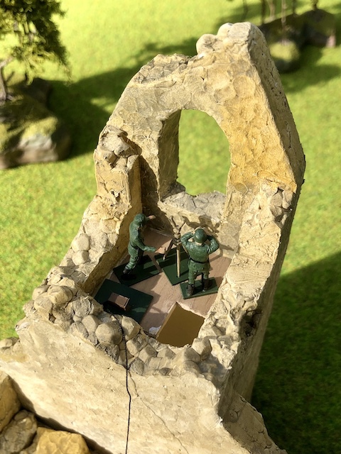 ミニチュアモデルによるウォーゲーム<砲撃アクションその3/観測所と観測班> ミニチュアモデルによるウォーゲーム<砲撃アクションその3/観測所と観測班>