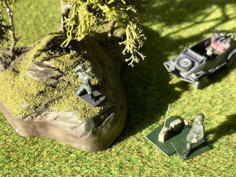 ミニチュアモデルによるウォーゲーム<砲撃アクションその3/観測所と観測班> ミニチュアモデルによるウォーゲーム<砲撃アクションその3/観測所と観測班>