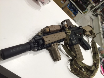 FIRSTお台場ヴィーナスフォート店ブログ:ガッツリHK416D外装カスタムを