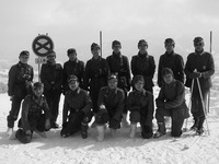 '11WW2ドイツ陸軍軍装によるスキー訓練。