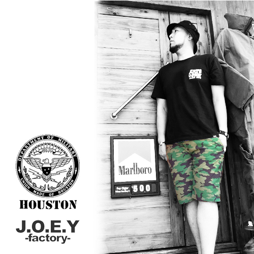 ジョーイファクトリー【JOEY FACTORY】ヒューストン【HOUSTON】CAMOUFLAGE SOFT SHOTR PANTS(迷彩ソフトショートパンツ/ショーツ)2