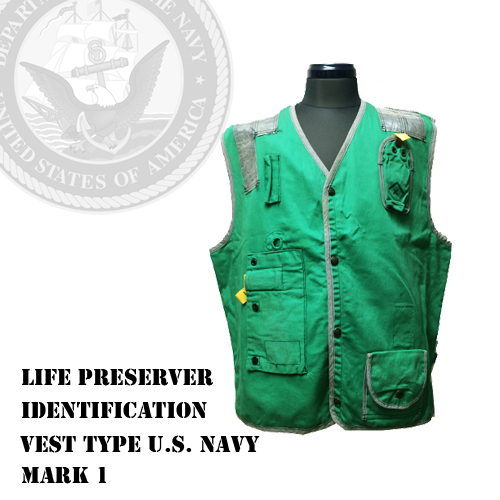 US NAVY LIFE PRESERVER VEST　<br />
MARK 1(アメリカ海軍ライフブリザーバーベスト)