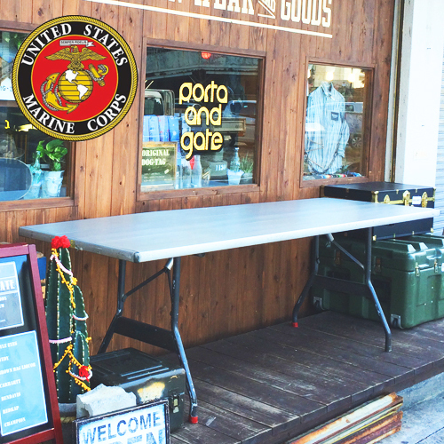 沖縄海兵隊キューピーキーホルダー × ミリタリーボックス＆テーブル × ハリスツイードワークキャップ！