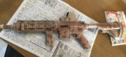 HK416D 塗装してみた（´-`）