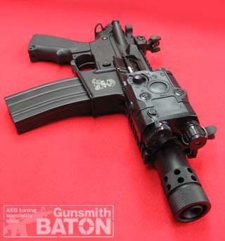 [ AY ]  Baby Monster M4 Pistol 【 BATON レビュー 】