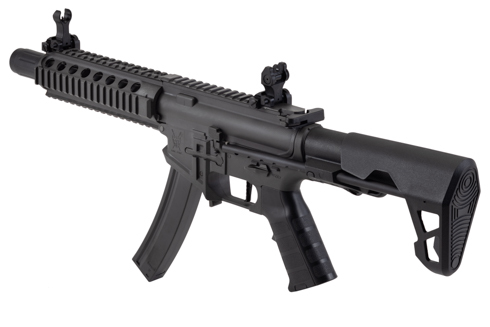 BATON : Guns & Bikes:[ King Arms ] PDW 9mm SBR Long [ Grey ] & M