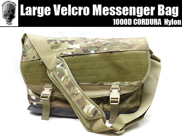 TMC社製 Large Velcro Messenger Bag ●超容量!!使い方自由自在●①