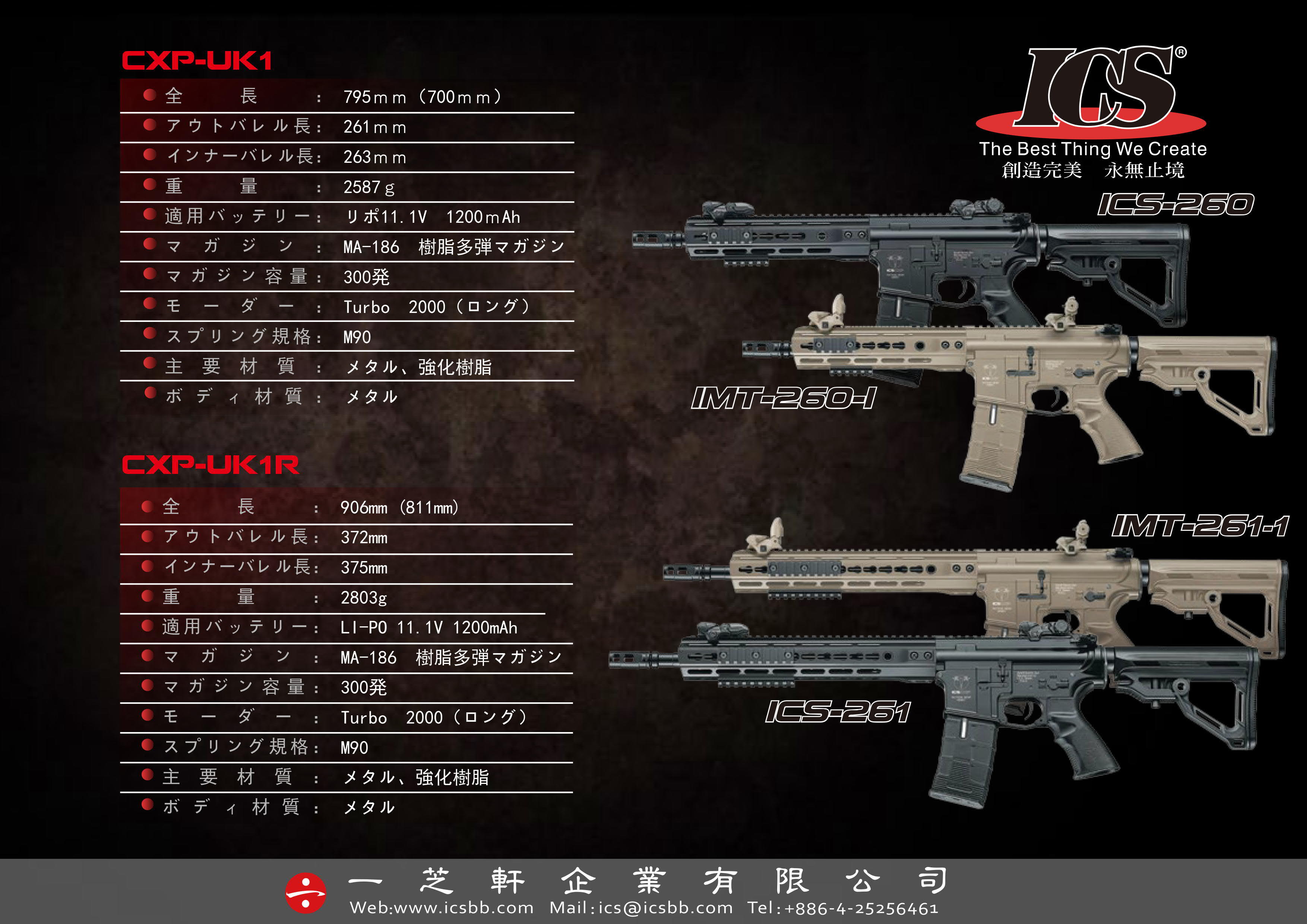 ICS M4アクセサリー多様化
