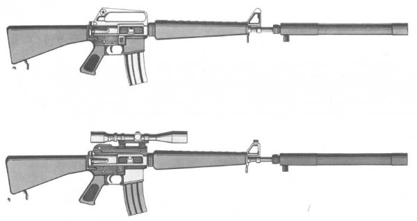 M16ライフル用サイレンサー開発小史