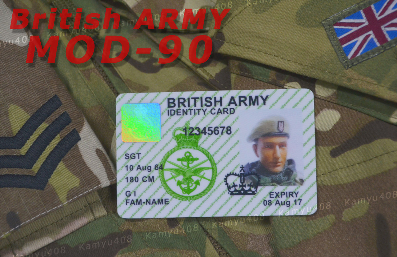 英軍MOD-90身分証