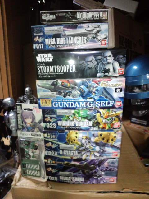 本日購入のガンプラとか