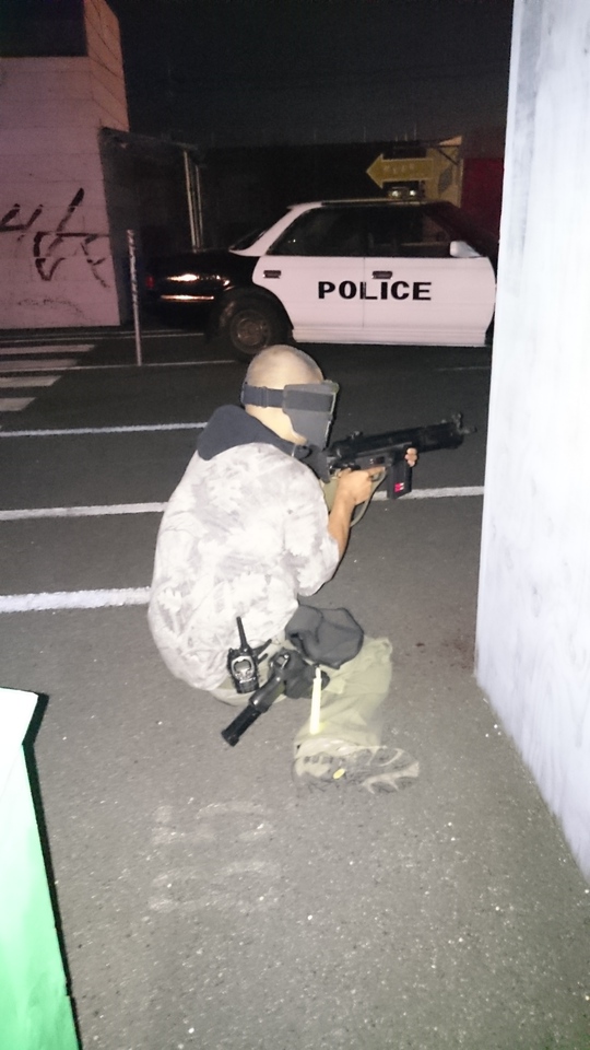 L.A.P.D  Spot Investigation Report at night      2015/09/15