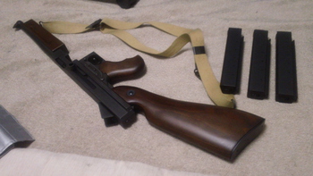 KING ARMS M1A1　Thompson　トンプソン 弾速測定訂正