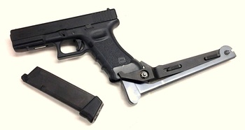 マルイGLOCKにKSC M93Rのストックを取り付ける件 マルイGLOCKにKSC M93Rのストックを取り付ける件