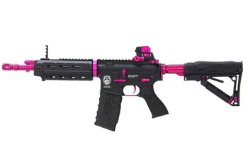 ブラック&パープルメタリックの塗装が特徴的なG&Gの電動ガン GR4 G26 BP入荷しました♪ ブラック&パープルメタリックの塗装が特徴的なG&Gの電動ガン GR4 G26 BP入荷しました♪