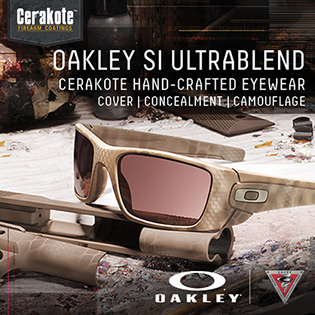 セラコート塗装・網目迷彩、Oakley SI 限定仕様「Ultrablend Fuel Cell」アイウェア