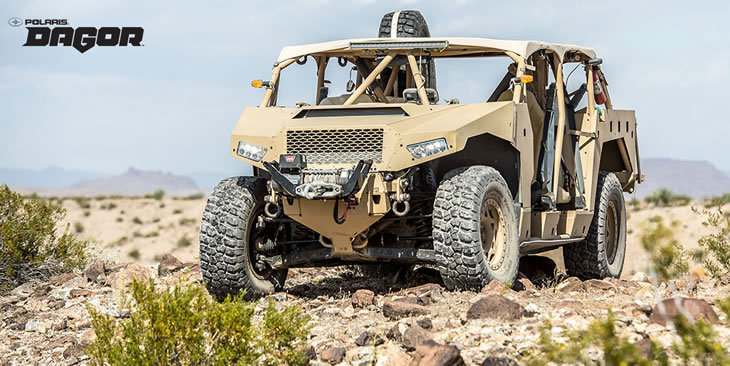 ポラリス社、AUSA 2014 で特殊部隊用途のオフロード車両「Dagor」をローンチ