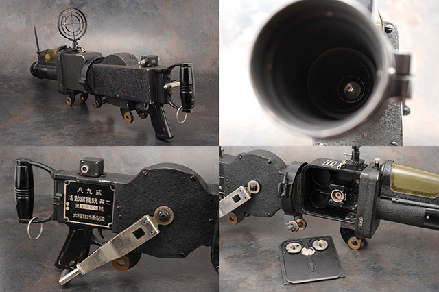 旧日本海軍に制式採用された六櫻社（現コニカミノルタ）製ガンカメラ『八九式活動写真銃改二』がeBayに出品