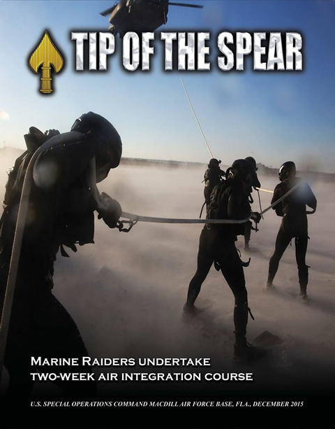 USSOCOM が発行するウェブデジタルマガジン「Tip of the Spear」