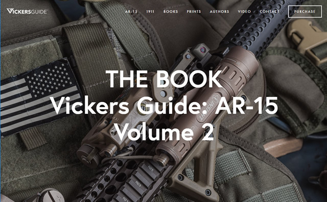 ラリー・ヴィッカース氏のAR-15本第2弾「Vickers Guide: AR-15 - Volume 2」が7月に発売