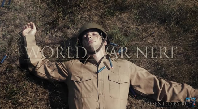 【海外サバゲ動画】WW2風のNERF動画が脅威の再生数で大好評！