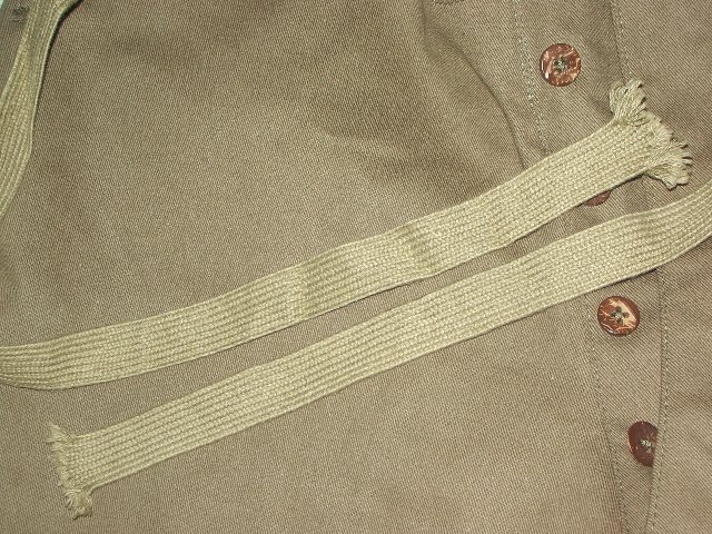 業者Nさま製　複製　日本陸軍　兵下士官用　初期型防暑半袴（試製型？）