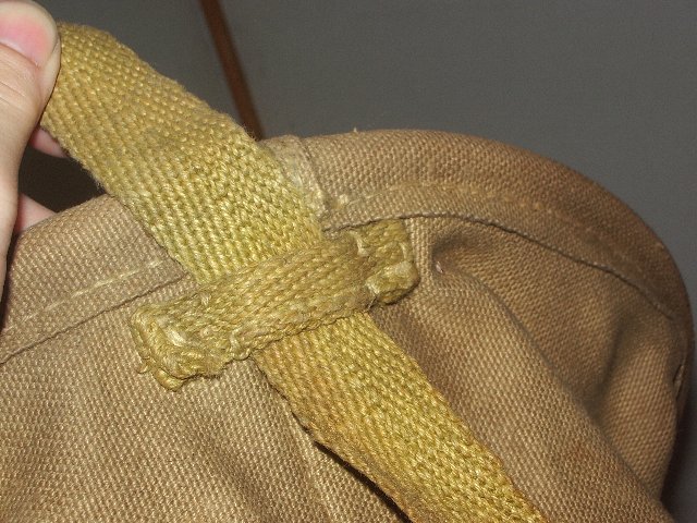 日本陸軍 実物 水嚢（折り畳み式布バケツ）