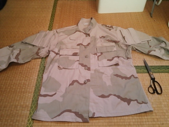 非正規日本部隊（笑）のコンバットシャツ＆パンツ（自作）　その1