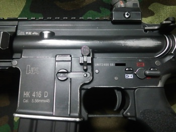 HK416　刻印＋ダメージ加工