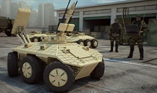 ロシア遠隔操作ロボットによる市街地戦闘コンセプト映像