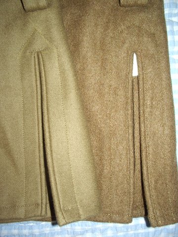 複製比較　個人業者製と海外製　昭五式冬軍衣袴